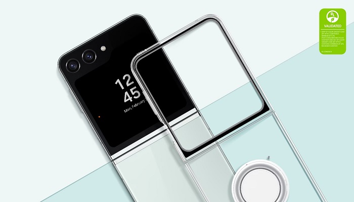 husa clear gadget samsung galaxy z flip5 are design transparent