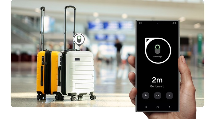 functia search nearby si navigare cu brelocul inteligent samsung smarttag2