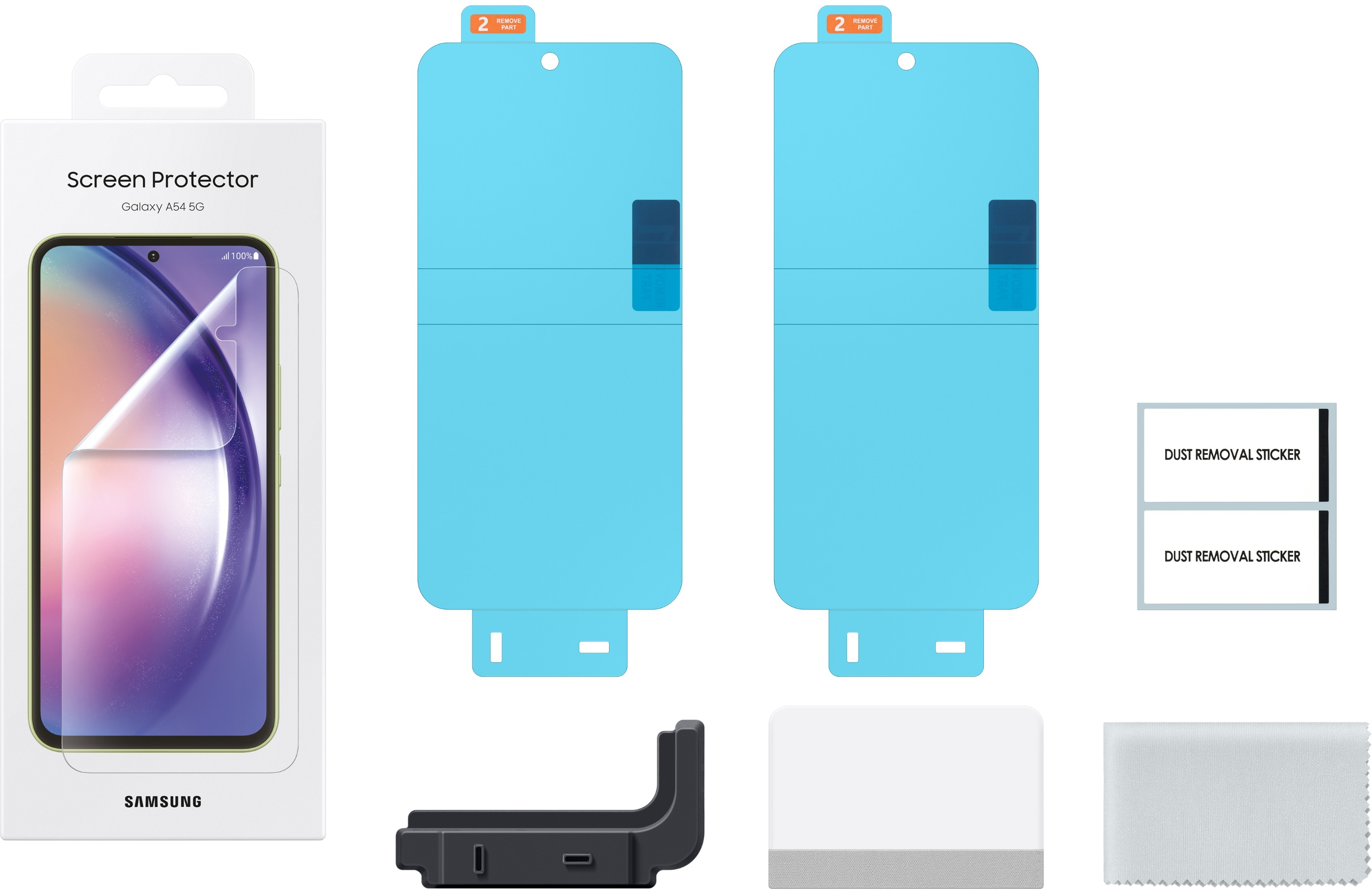 set de folii protectie pentru samsung galaxy a54