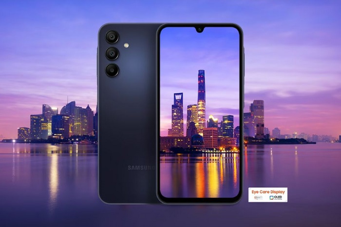 telefonul samsung galaxy a15 are un ecran mare si foarte luminos, chiar si la lumina slaba