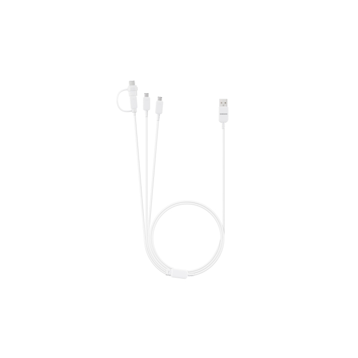 Samsung Cablu de date 3 in 1 USB-C & Micro-USB Samsung Cablu de date 3 in 1 USB-C & Micro-USB