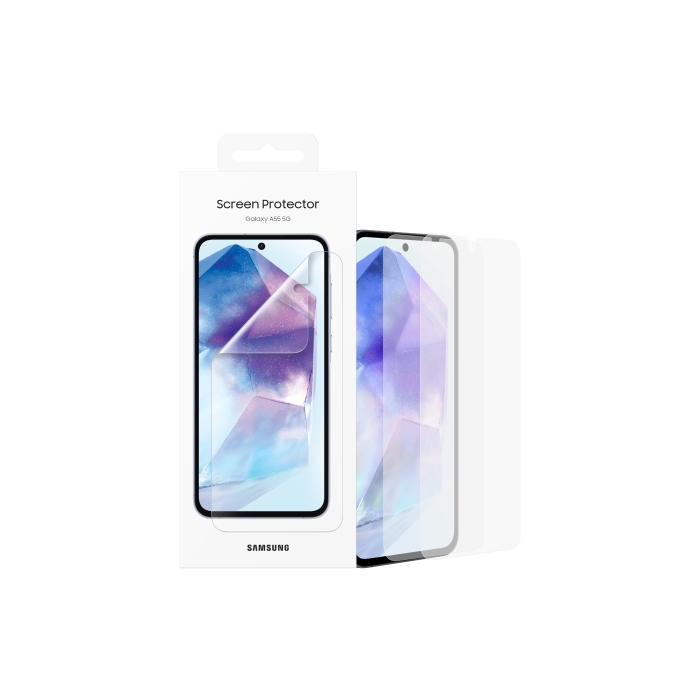 samsung folie de protectie originala galaxy a55 5g transparenta EF-UA556CTEGWW
