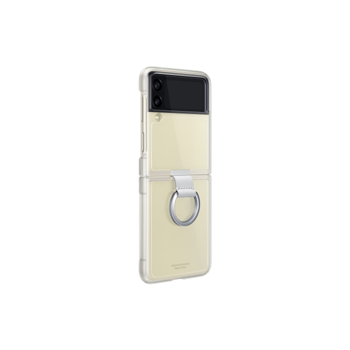 Husa cu inel Samsung Galaxy Z Flip3 Transparent Husa cu inel Samsung Galaxy Z Flip3 Transparent