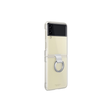 Husa cu inel Samsung Galaxy Z Flip3 Transparent