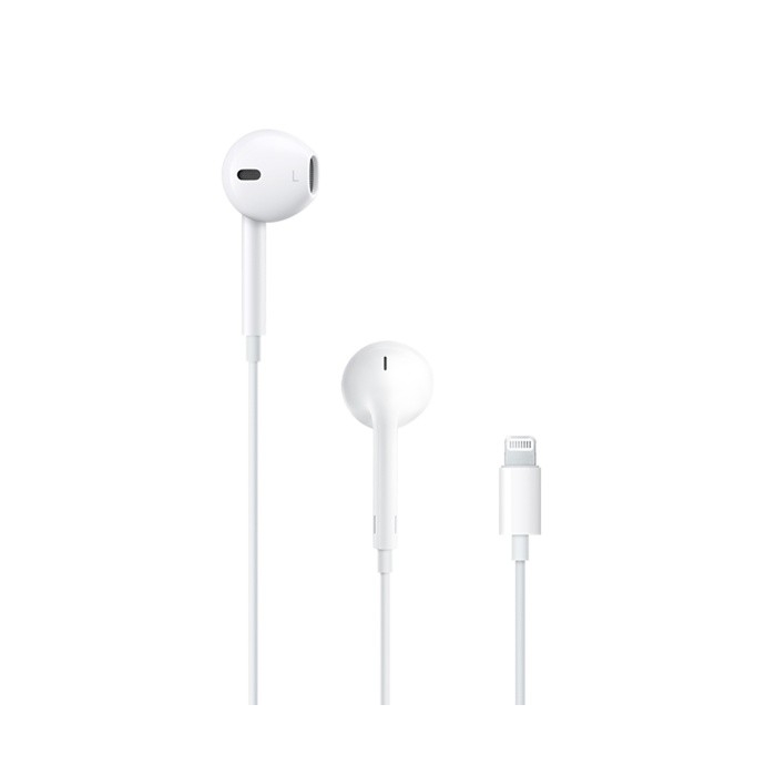 casti apple earpods stereo conector lightning mmtn2zma