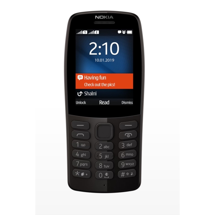 telefon nokia 210 dual sim 2019 2g negru 16OTRB01A06