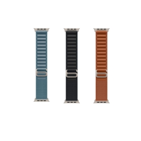 Brățară Apple Watch 49 mm Alpine Loop – Natural Titanium Finish mft