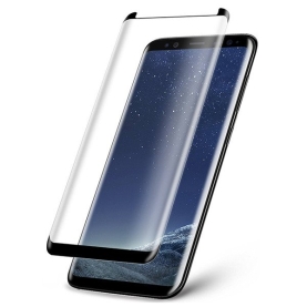 folie sticla curbata full face samsung galaxy s8 black