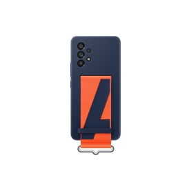 husa silicon cu strap samsung galaxy a53 5g a536 navy