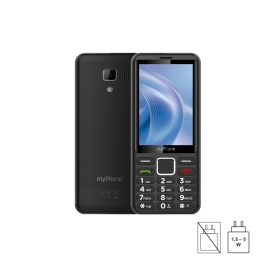 Telefon myPhone 3510, LTE, Dual SIM, Negru TEL001113