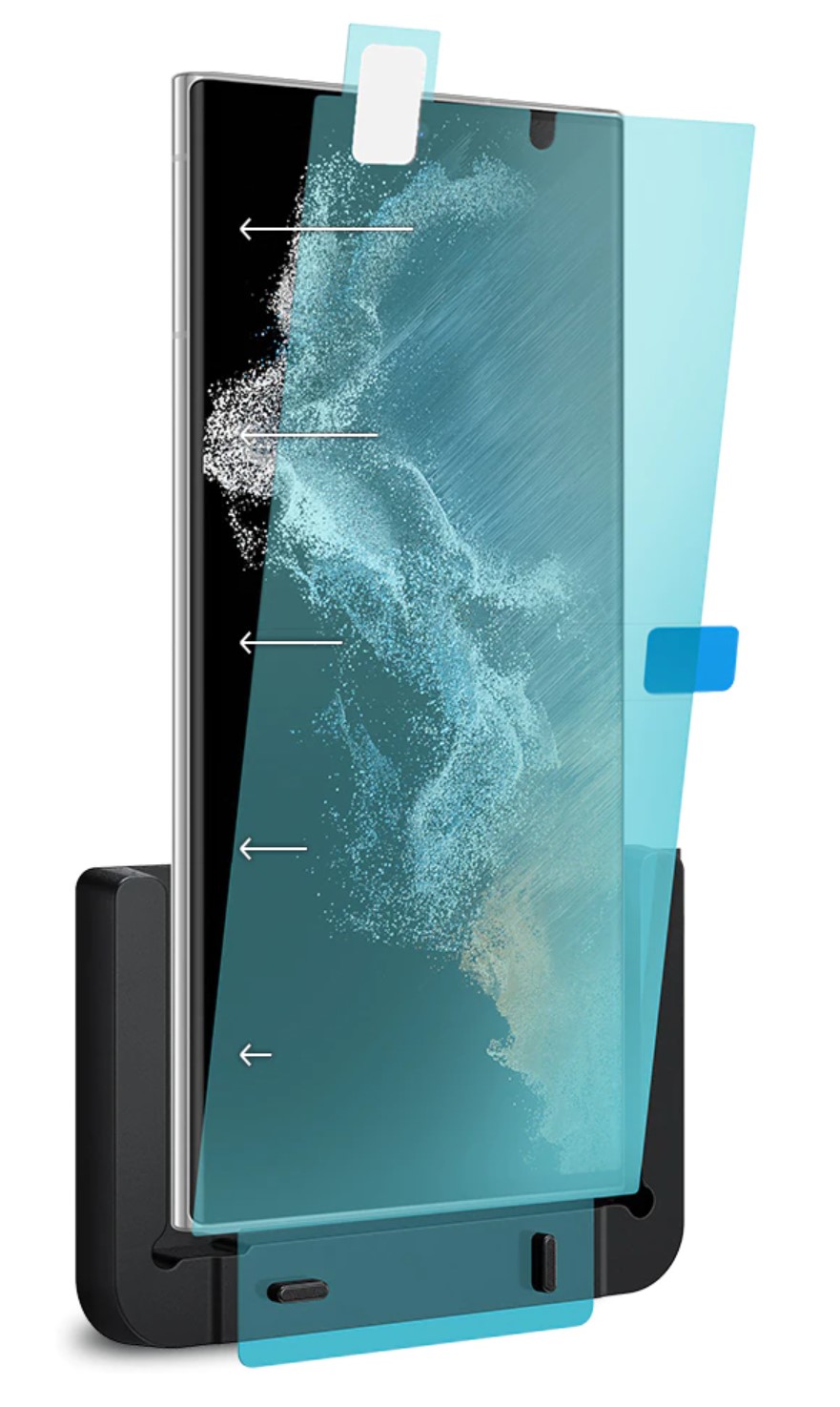 folie protectie samsung galaxy s22 ultra s908 aplicator