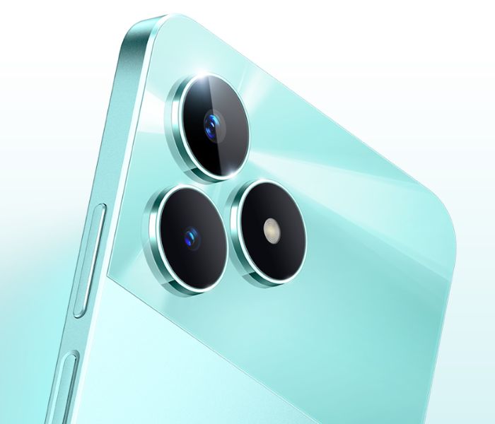 telefonul realme c51 are un design inovator din sticla
