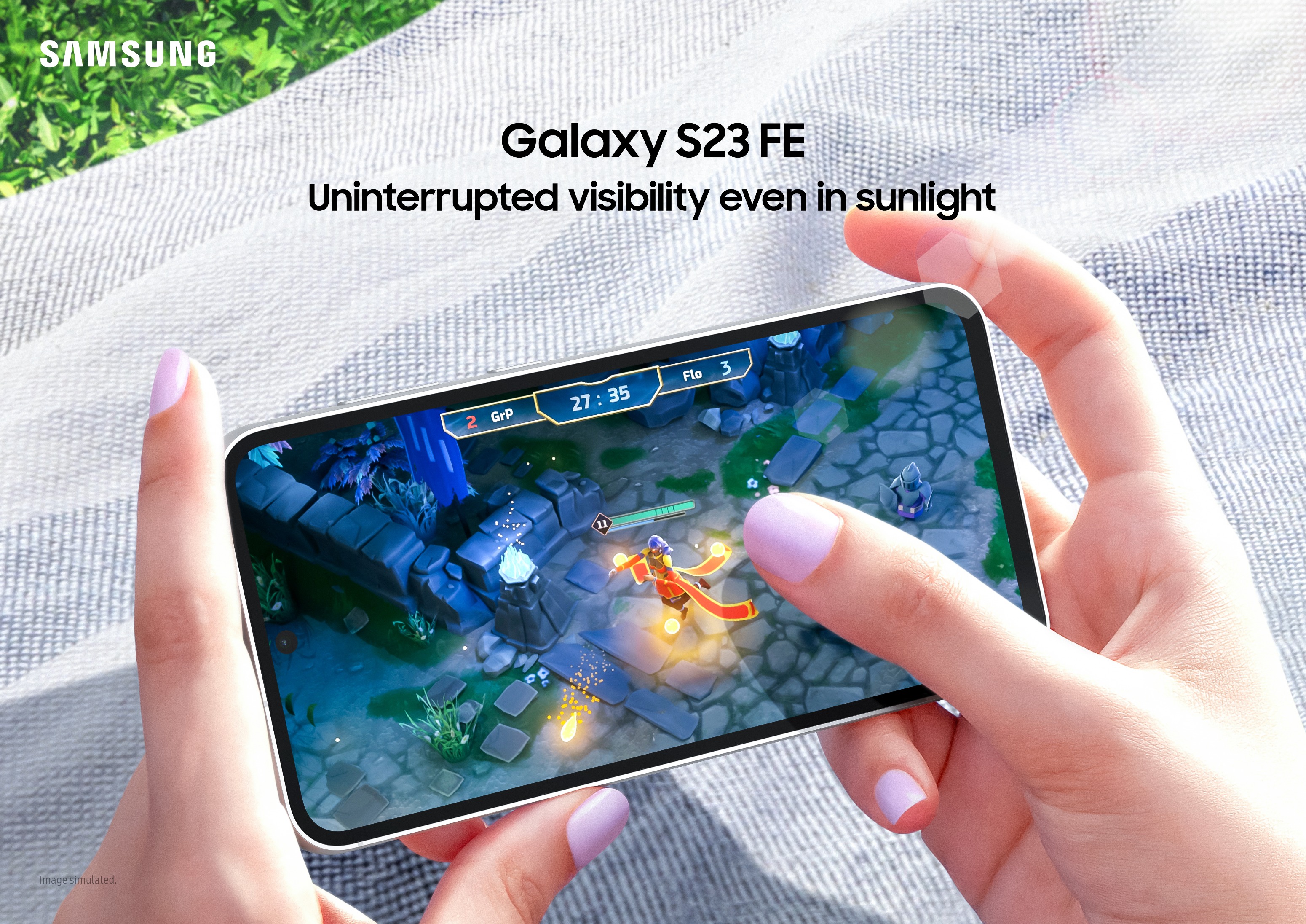 functia vision booster a samsung galaxy s23 fe iti ofera vizibilitate maxima sub soarele puternic