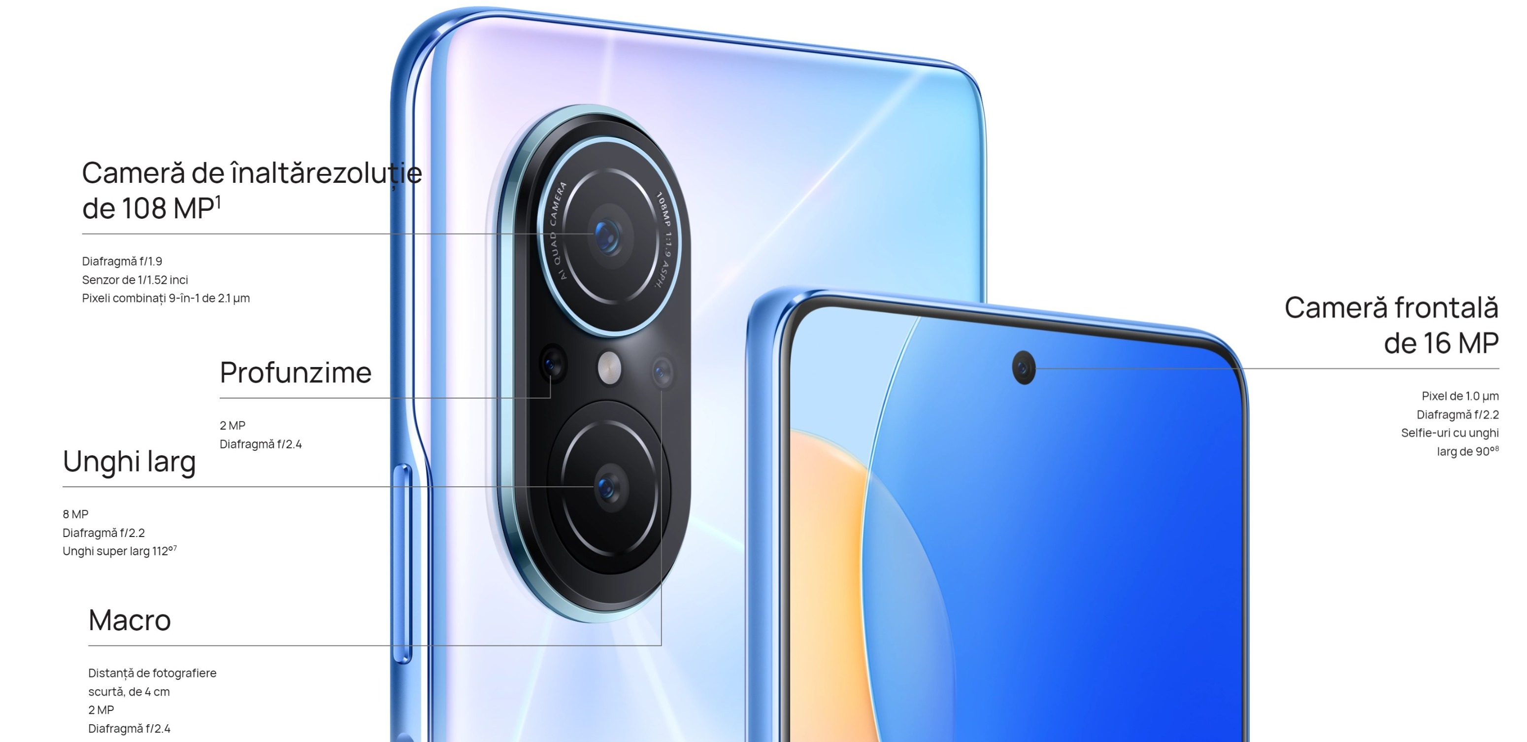 telefon huawei nova 9 se dual sim camere foto quad