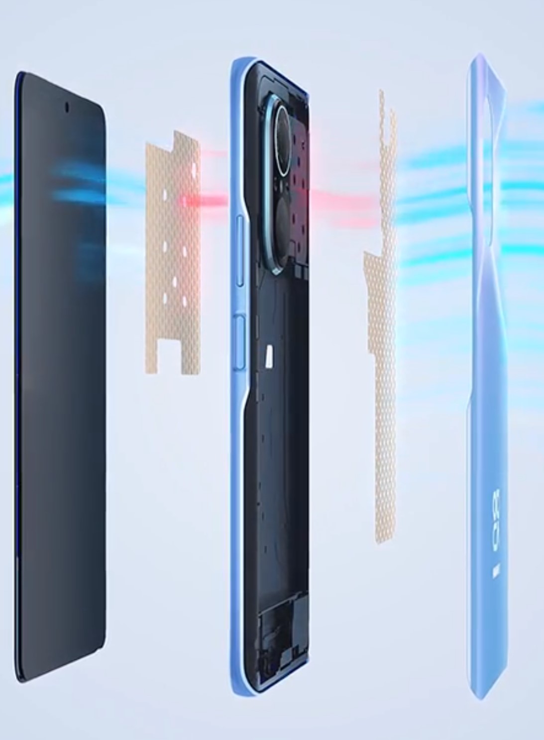 telefon huawei nova 9 se sistem de disipare a caldurii