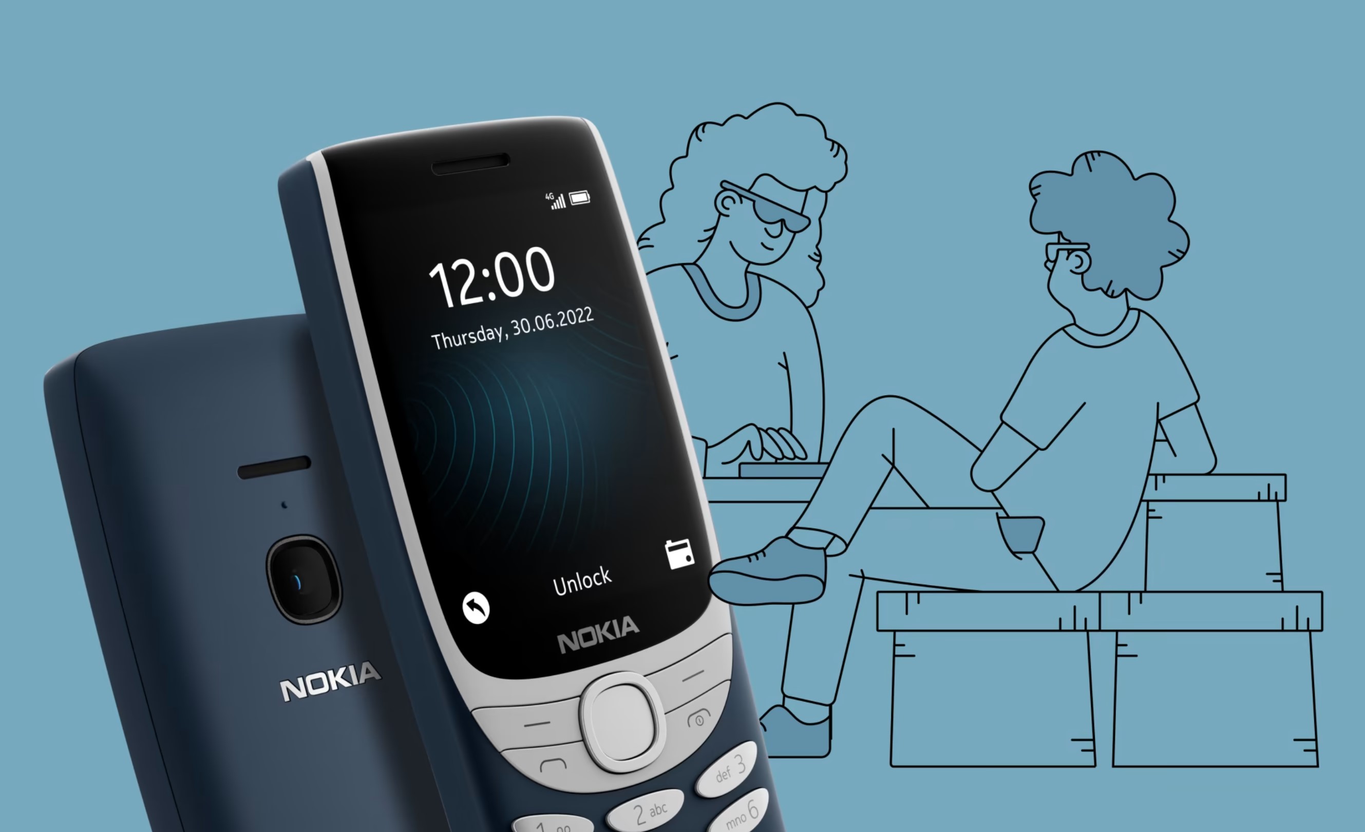 telefon nokia 8210 dual sim 4g capacitate baterie
