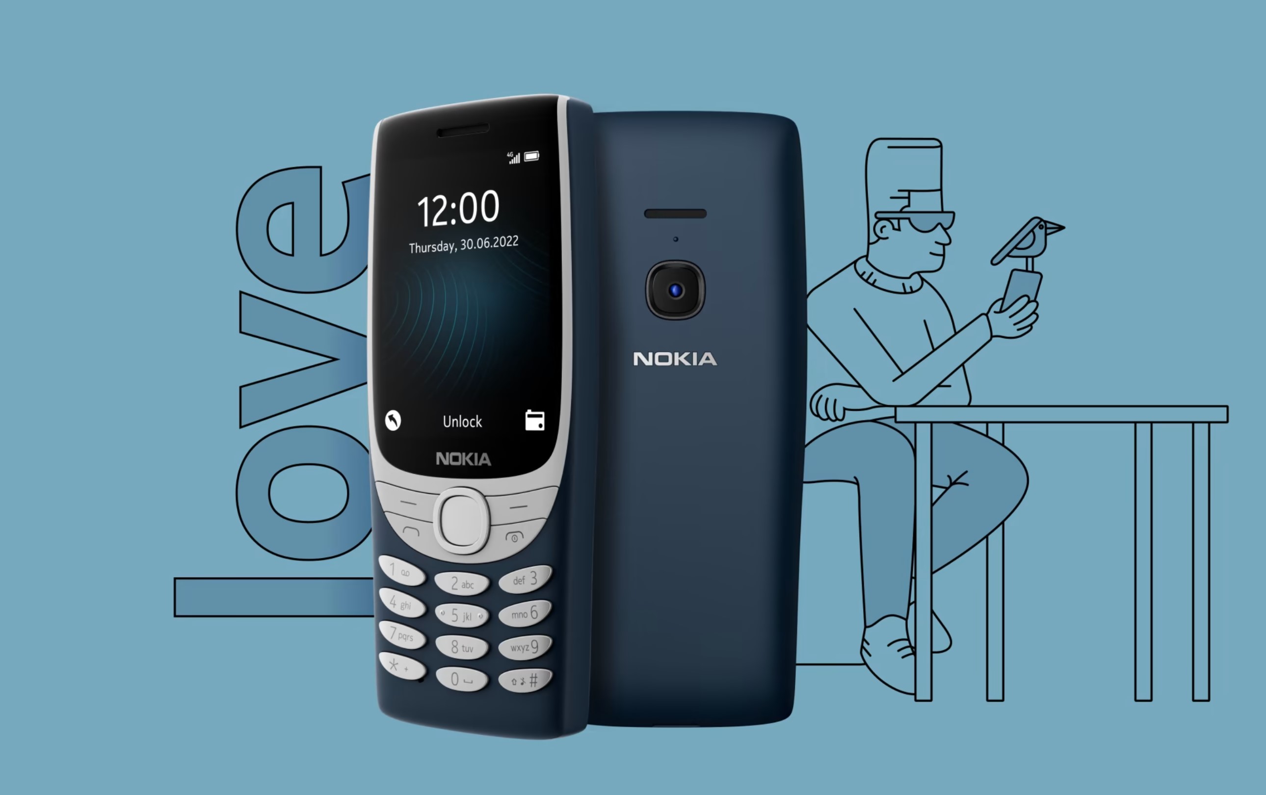 telefon nokia 8210 dual sim 4g design clasic si indraznet
