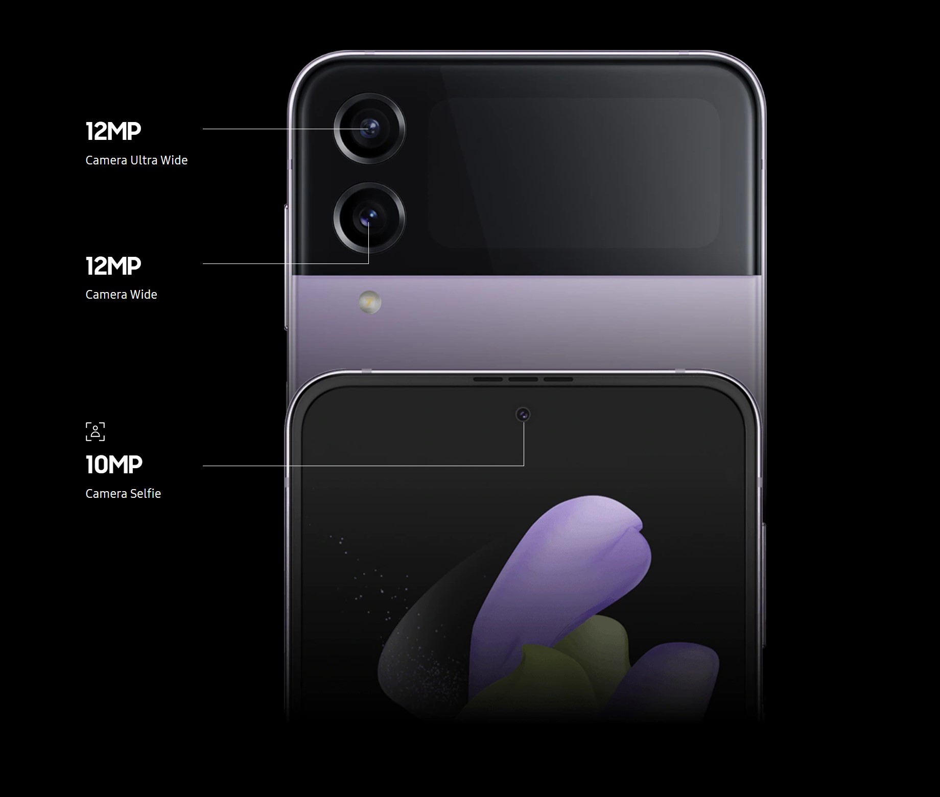 telefon samsung galaxy z flip4 f721 5g camere foto video