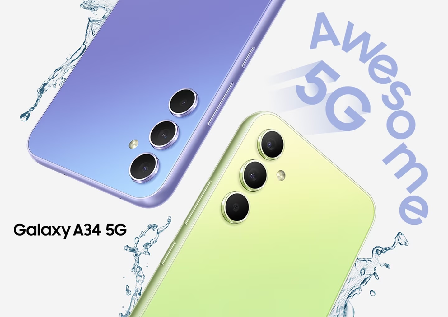 telefon rezistent la apa galaxy a34 5g
